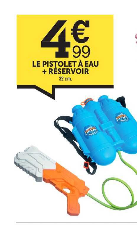 Le Pistolet à Eau + Réservoir