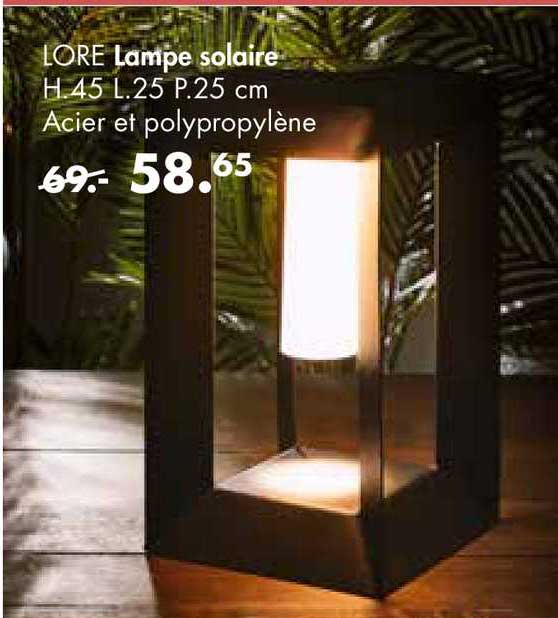 lore lampe solaire