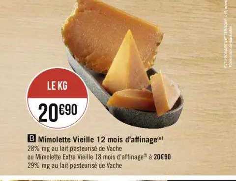 mimolette vieille 12 mois d'affinage