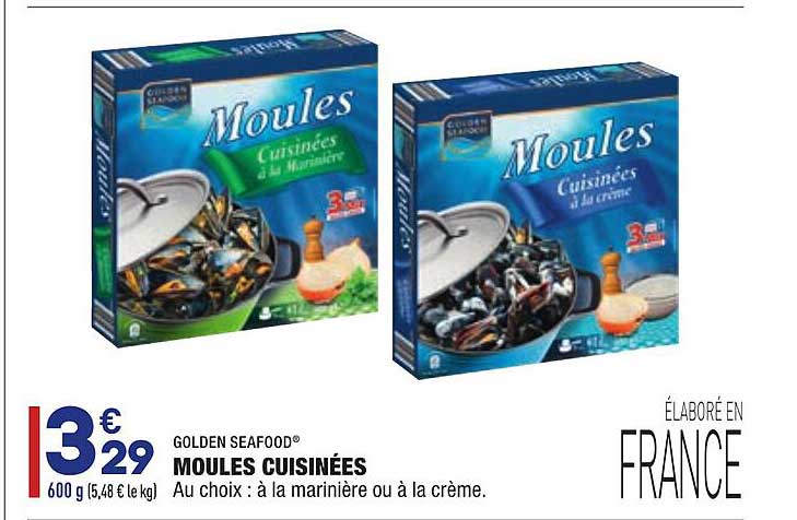 Moules Cuisinées Golden Seafood