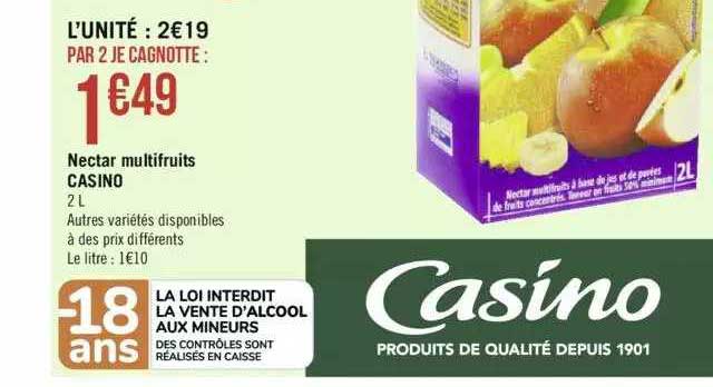 Nectar Multifruits Casino