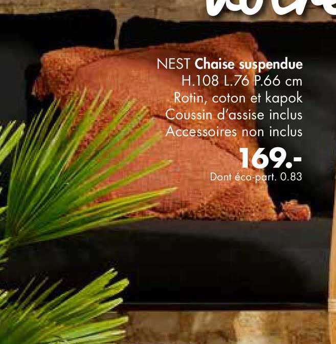 nest chaise suspendue