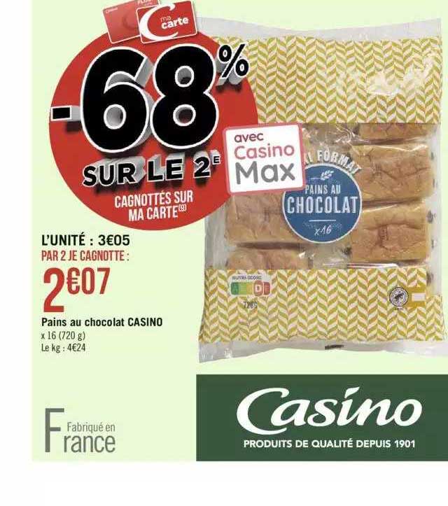 Pains Au Chocolat Casino