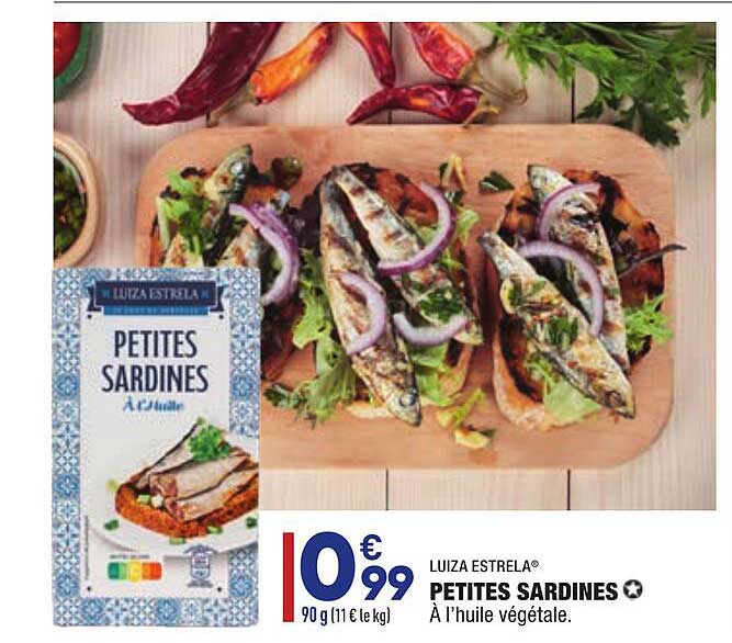petites sardines luiza estrela