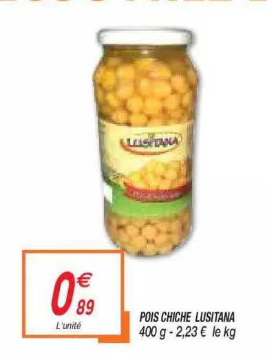 pois chiche lusitana