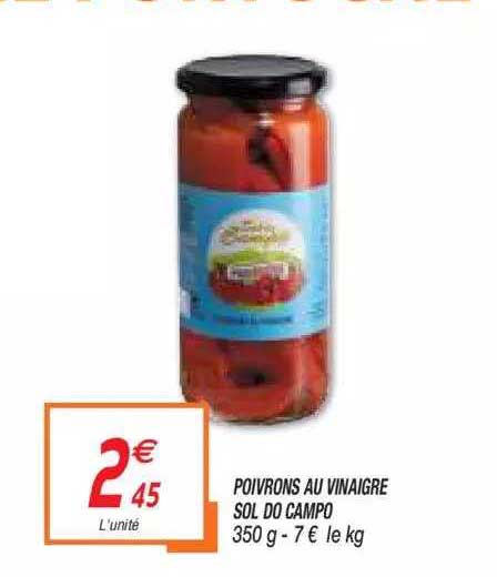 poivrons au vinaigre sol do campo