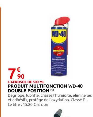 produit multifonction wd-40 double position