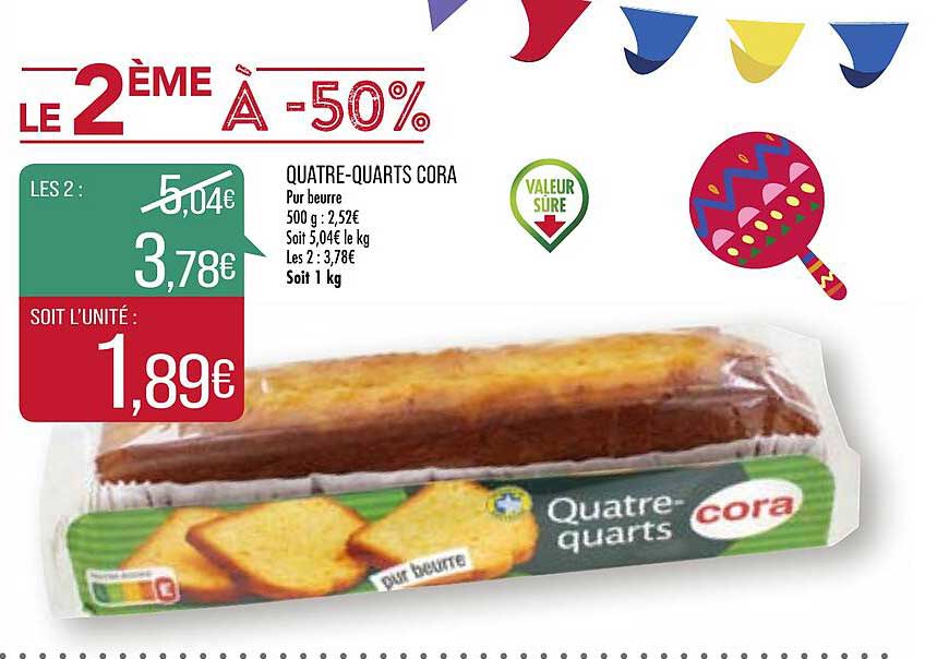 quatre-quarts cora