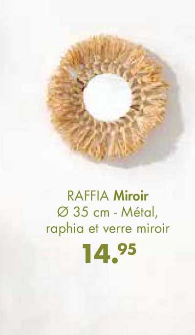 Raffia Miroir