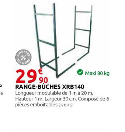 range-bûches xrb140