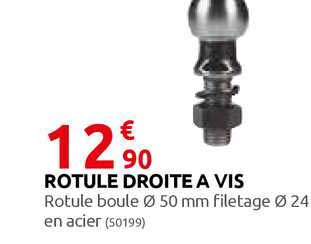 rotule droite à vis