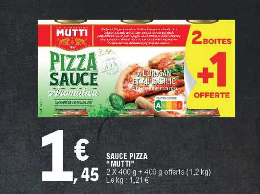 Sauce Pizza "mutti"