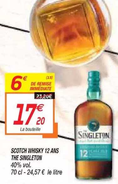 scotch whisky 12 ans the singleton