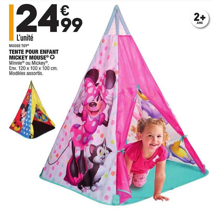 tente pour enfant mickey mouse moose toy