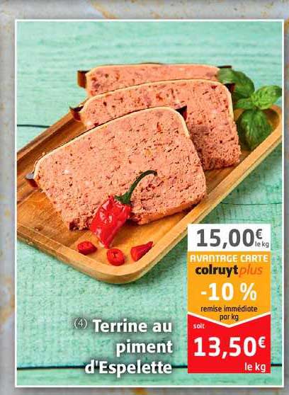 terrine au piment d'espelette