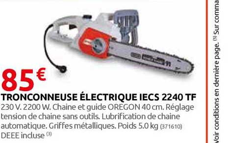 tronconneuse électrique iecs 2240 tf