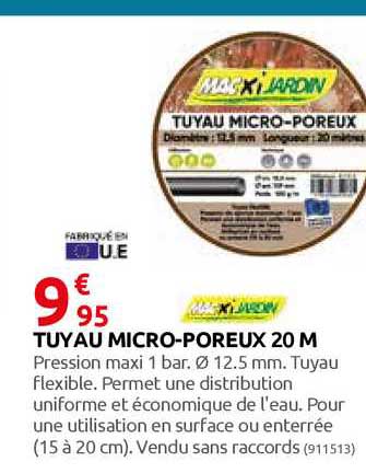 Tuyau Micro-poreux 20 M Macxi Jardin