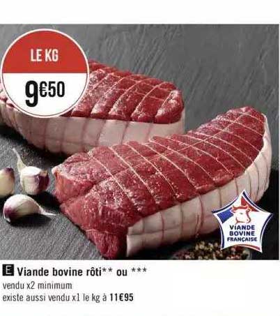 Viande Bovine Rôti Ou