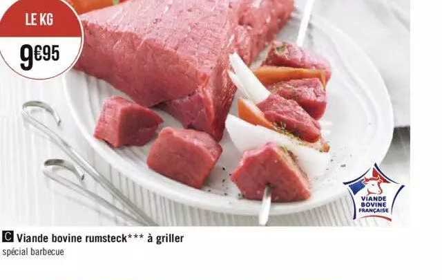 Viande Bovine Rumsteck à Griller