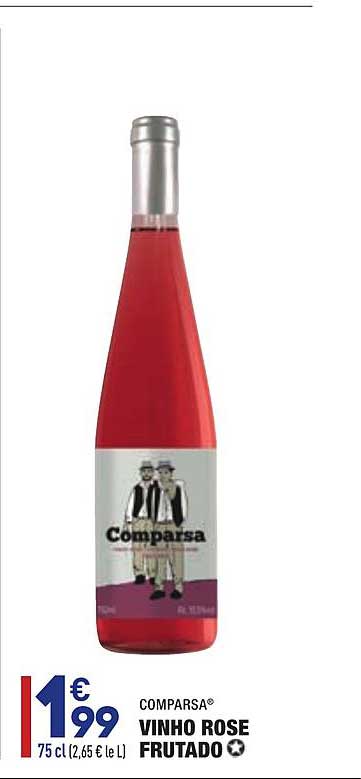 vinho rose frutado comparsa
