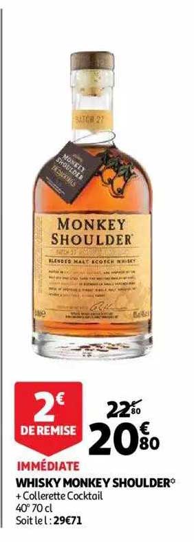 whisky monkey shoulder