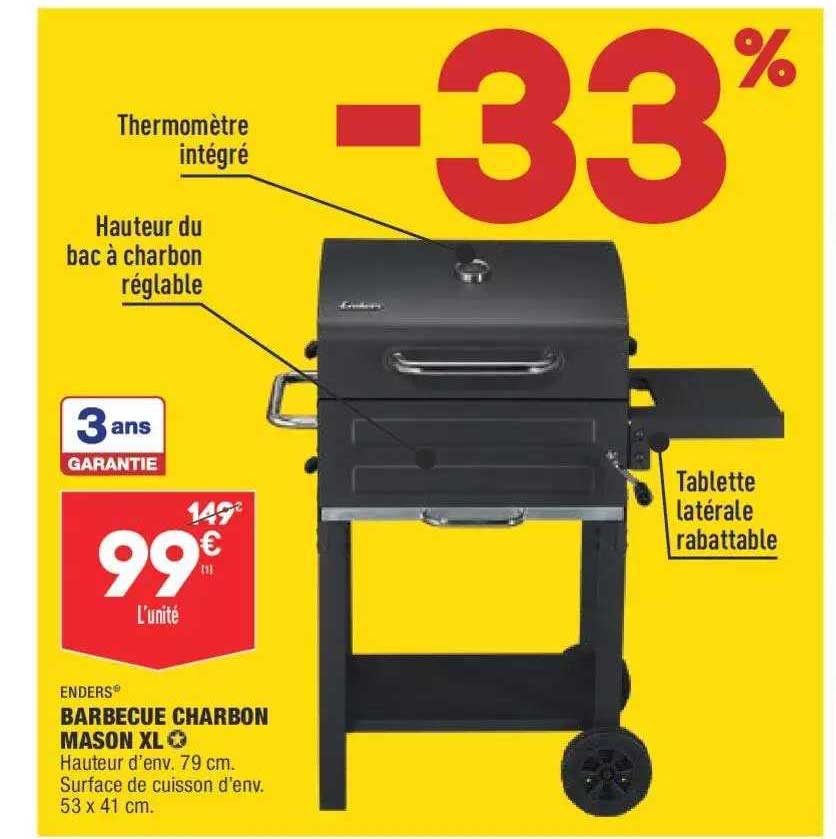 barbecur charbon mason xl enders