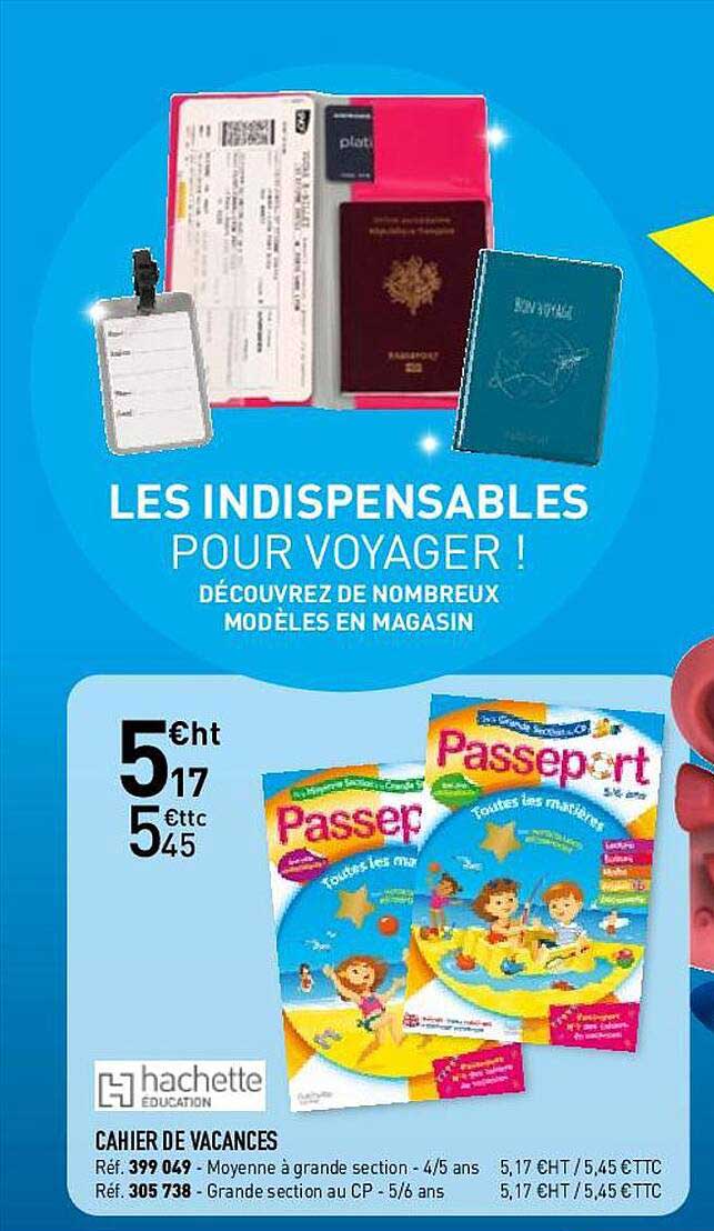 Cahier De Vacances Hachette