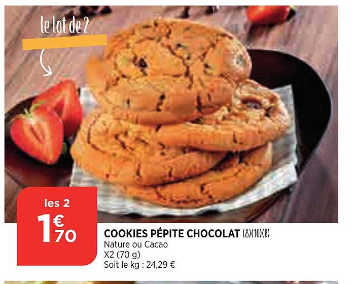 Cookies Pépite Chocolat
