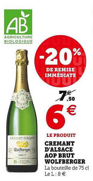 Crémant D'alsace Aop Brut Wolfberger