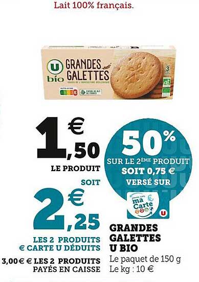 grandes galettes u bio