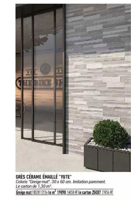grès cérame émaillé "yute"