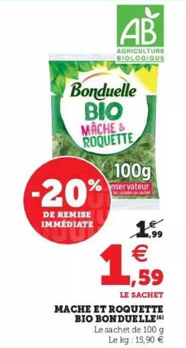 Mâche Et Roquette Bio Bonduelle