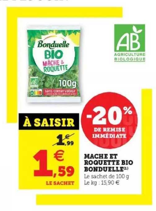 Mâche Et Roquette Bio Bonduelle