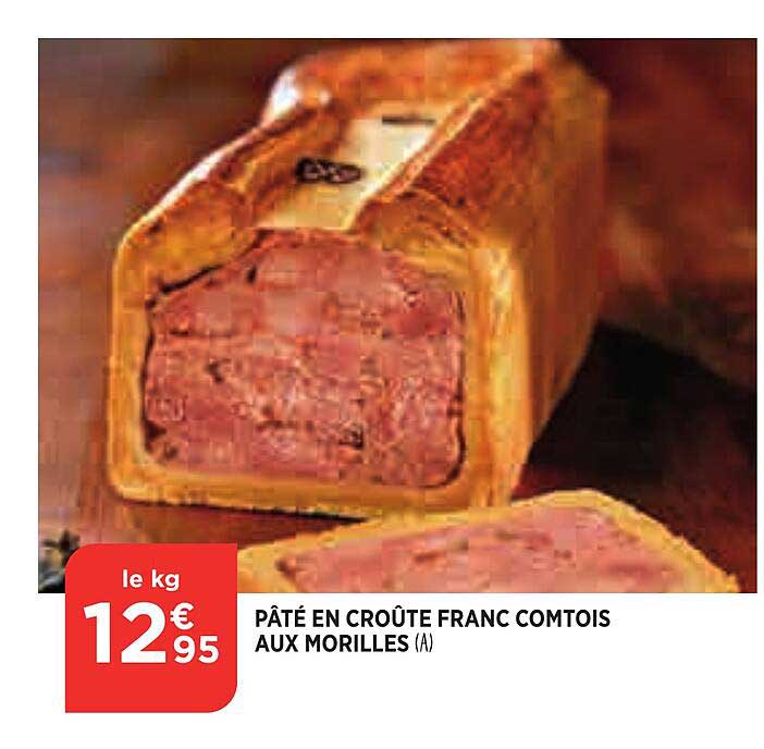 pâté en croûte franc comtois aux morilles