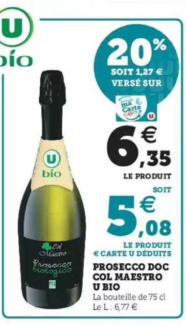 prosecco doc col maestro u bio