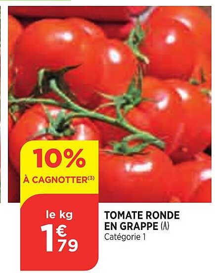 Tomate Ronde En Grappe
