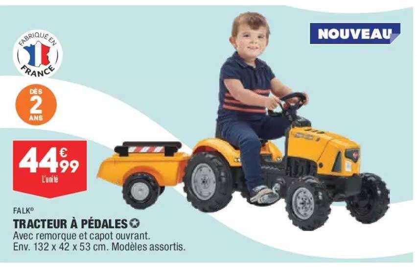 tracteur à pédales falk