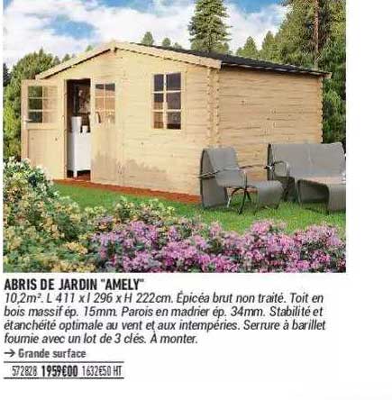 abris de jardin "amely"