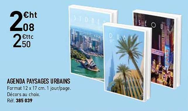 Agenda Paysages Urbains