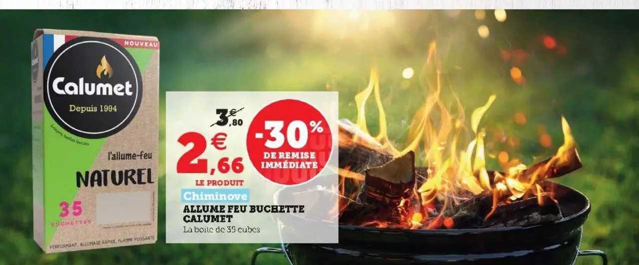 allume feu buchette calumet chiminove