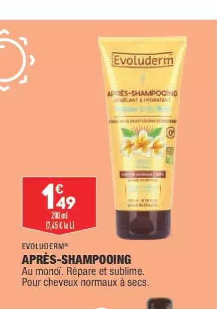 après-shampooing evoluderm