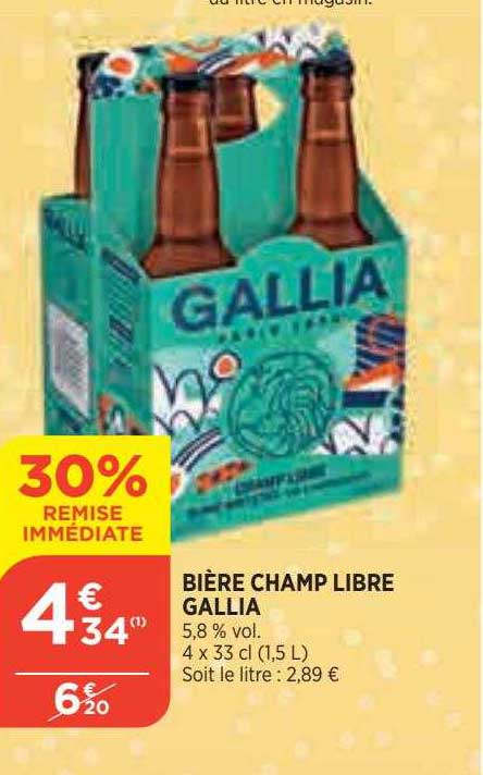 bière champ libre gallia