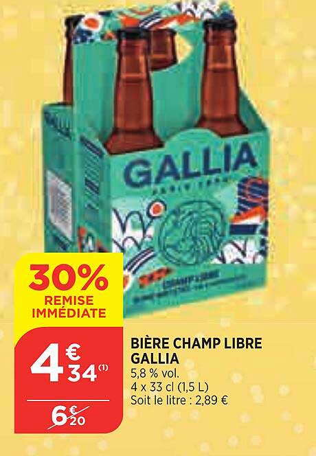 bière champ libre gallia