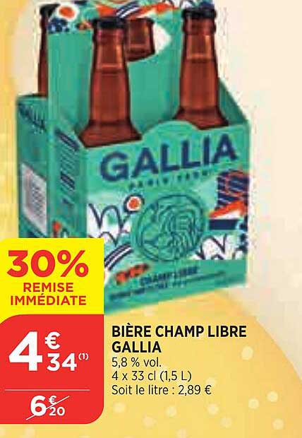 bière champ libre gallia