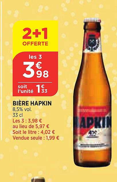 bière hapkin