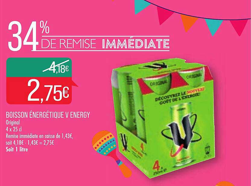 boisson énergétique v energy