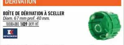 boîte de dérivation à sceller