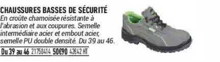 Chaussures Basses De Sécurité