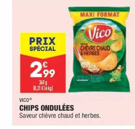chips ondulées vico