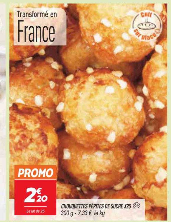 Chouquettes Pépites De Sucre X25
